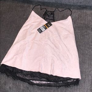 Veiled Rose Suede tank top